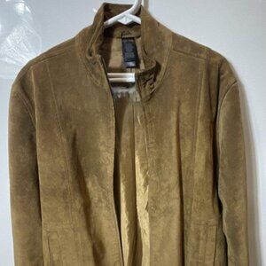 Clairborne's Tan Pig Suede Coat, men's small